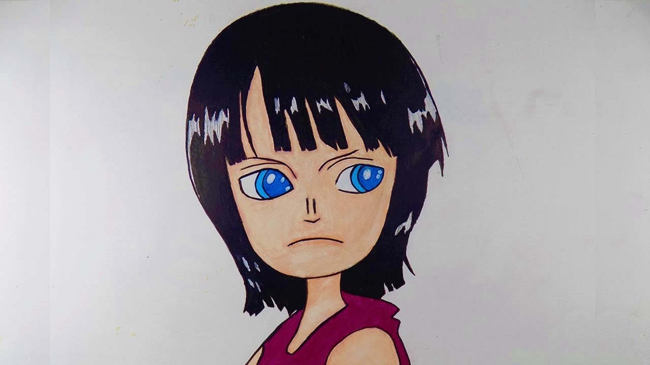 Drawing Nico Robin Wanted Poster Picture From One Piece Youtube