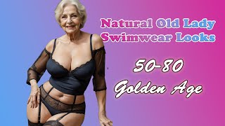 Natural Older Women Over 50 - How to Look Great in Any Dress or  at 50 #over80