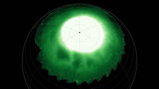 Animation of Dark Beads in Saturn’s Ionosphere
