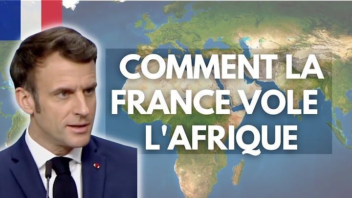 COMMENT LA FRANCE A VOLÉ DES MILLIARDS DE DOLLARS À L'AFRIQUE !