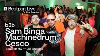 Sam Binga b2b Machinedrum b2b Cesco | @beatport  Live | Los Angeles (Pineapple Records Takeover)
