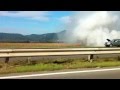 Ref:1dIV8sR7tu4 Voiture 4x4 en feu a35