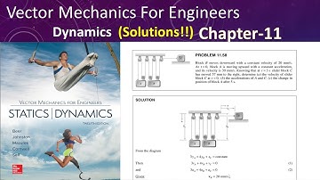 Chapter-11 solution | Kinematics of Particles | Dynamics Solution | Vector Mechanics-Beer & Johnston