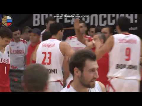 Toko Shengelia Monster Alley-Oop - Russia vs Georgia / თორნიკე შენგელიას შესანიშნავი ალე-უპი