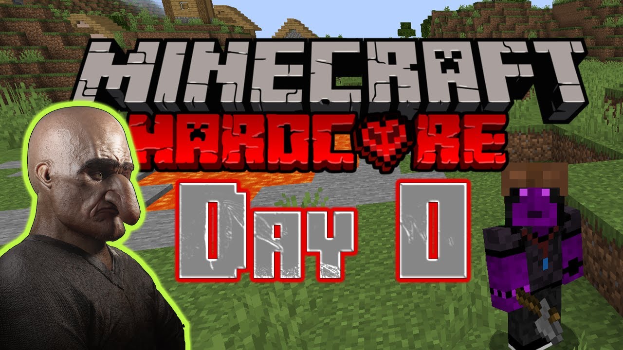 Minecraft Hardcore Day 0 - Part 2 - YouTube