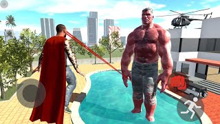 Superman Vs The Red Giant Hulk || Indian bike driving 3d game  screenshot 1
