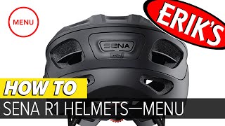 Sena R1 Helmet Menu