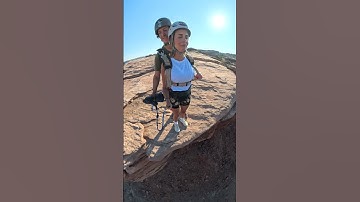 This is where we are going to BASE jump from. #youtubeshorts #moab #travel #adventure #vacation