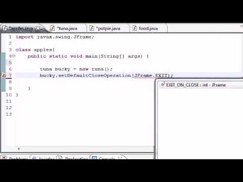 Java Video Tutorial Part 54 |  Event Handler Program