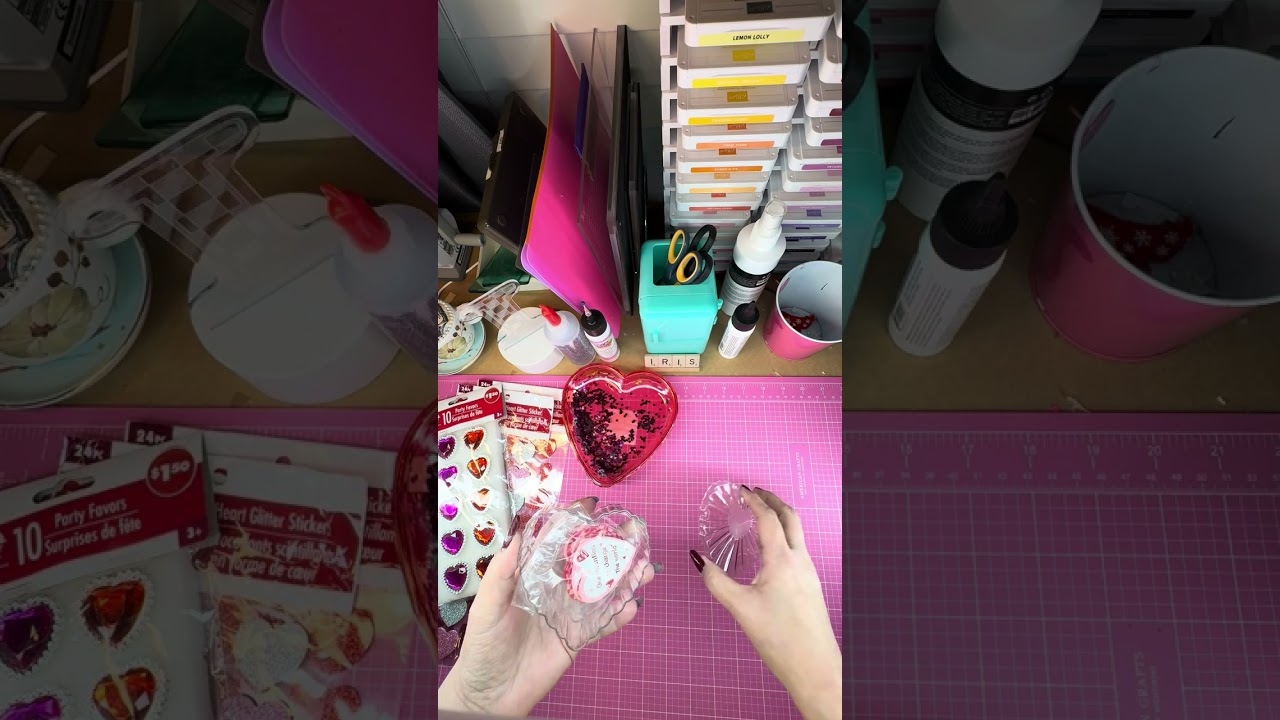 Collective Haul, and my sister products share @craftingtocope for heart tutorial 