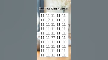Find the difference between odd number #quiz #odd #numberpuzzle