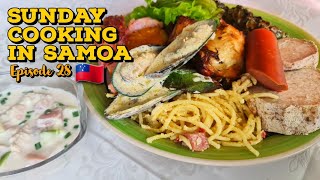 SUNDAY COOKING IN SAMOA  | EPISODE 28 | SAMOAN FOOD |