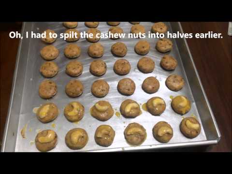 Cashew Nut Cookies Home Made