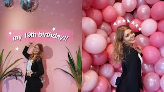 19TH BIRTHDAY VLOG! | come with me to a college party!!