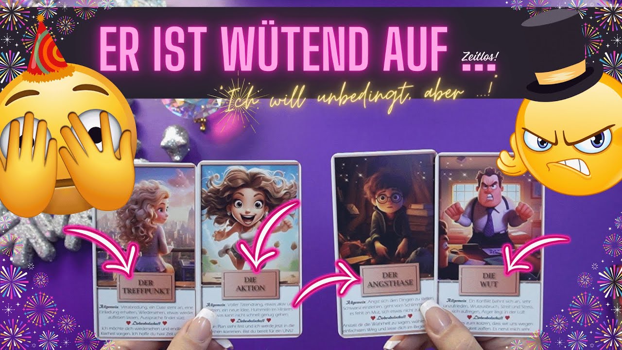 ER ist wütend auf ... 😡  ER wünscht sich so sehr ein TREFFEN mit DIR,🥂aber ... 🙈😱❤️