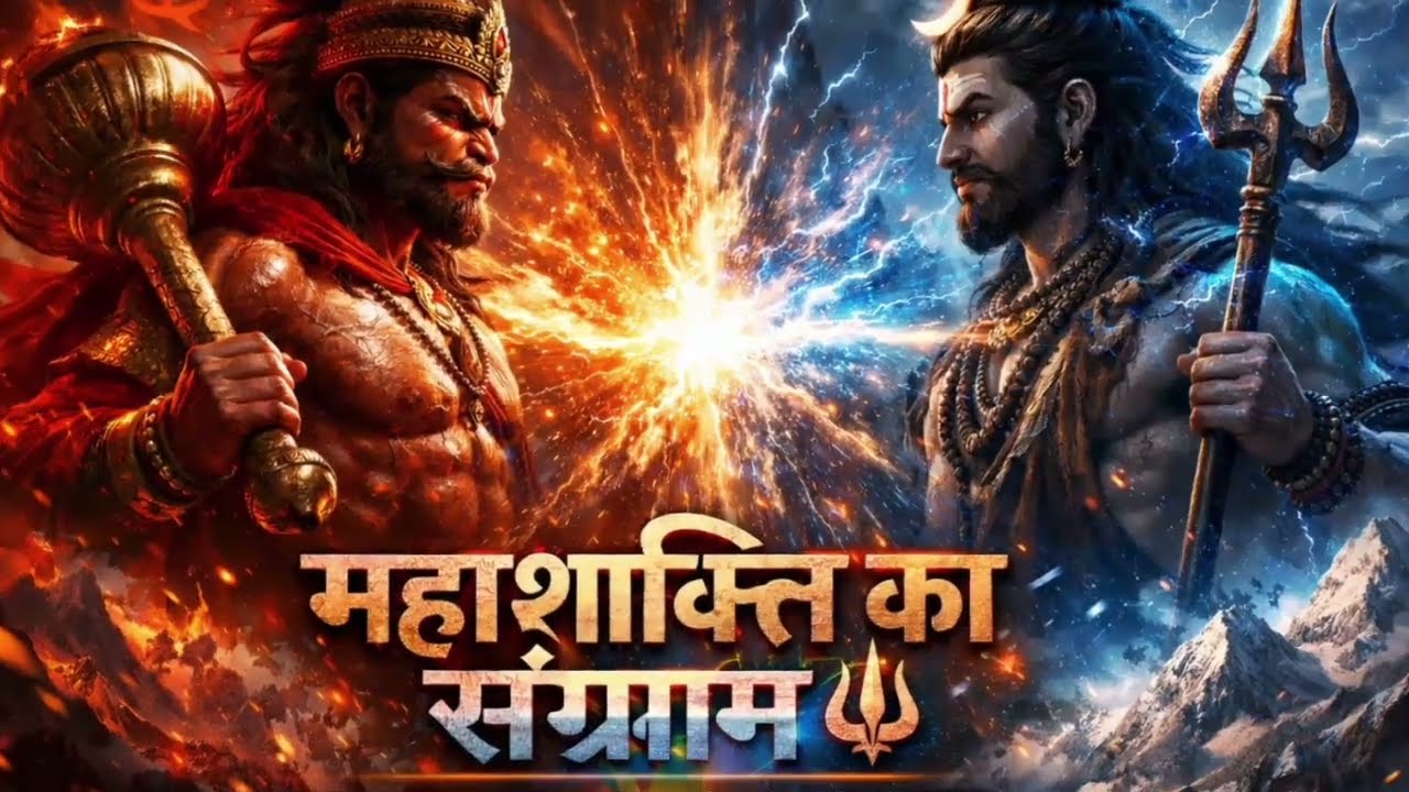 महाकाल ⚔️ हनुमान संग्राम | RudraFlow | Dharmik Rap 2026 | VIR-MUGICS | Mahadev x BajrangBali Clash 🔱