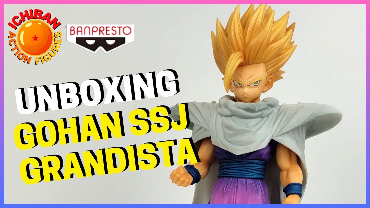 GOHAN SSJ GRANDISTA BANPRESTO UNBOXING - DRAGON BALL Z PT-BR 