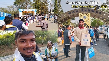 22nd convocation 🎓🎓 at Assam University Silchar ♥️ 2025