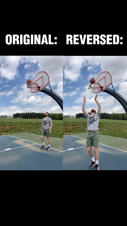 Trying To Make The Most Wild Video In Reverse | Original And Reverse Side By Side #fypシ