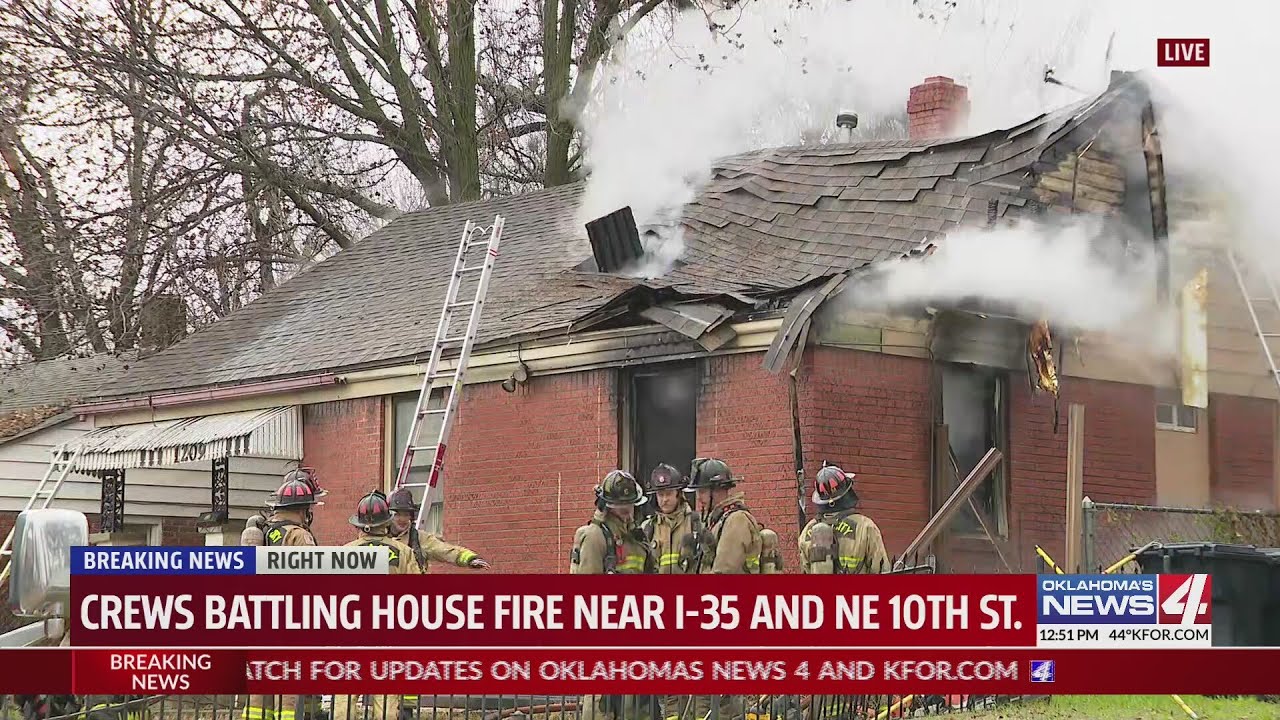 Fire crews respond to house fire in NE Oklahoma City YouTube