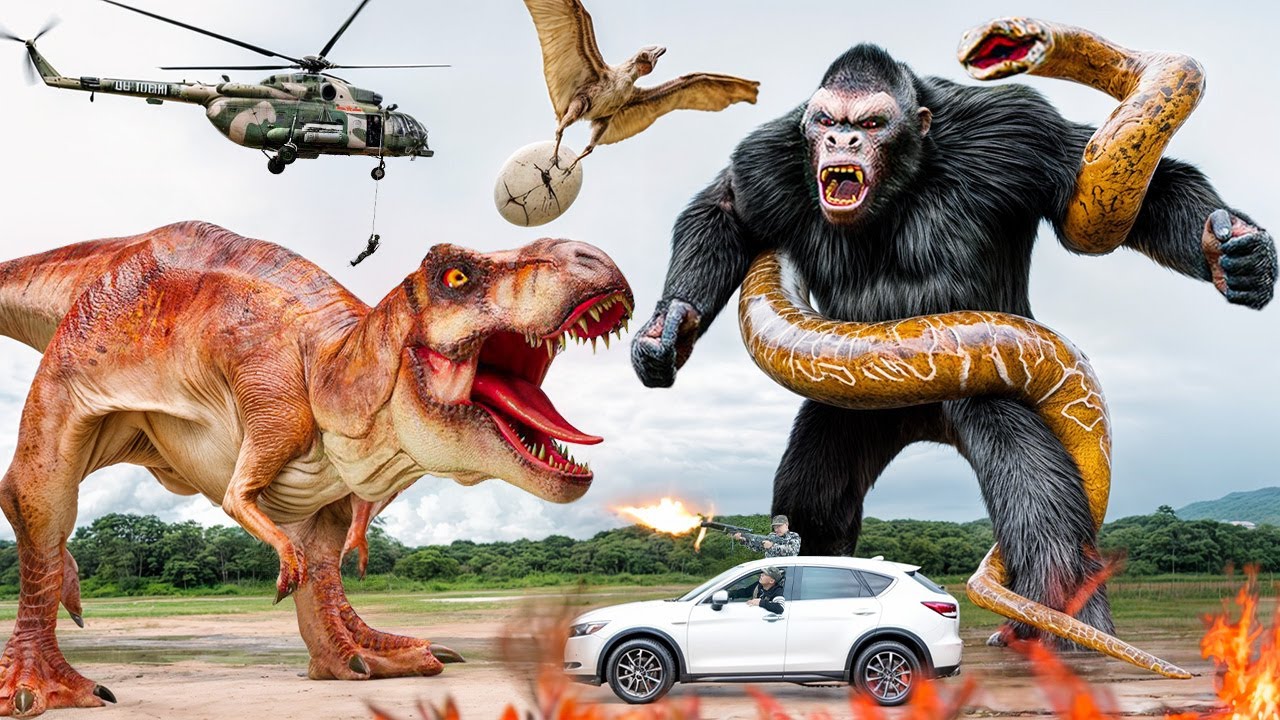 The Best Dinosaurs of Jurassic World | Indominus Rex vs Spinosaurus | Dinosaur Park