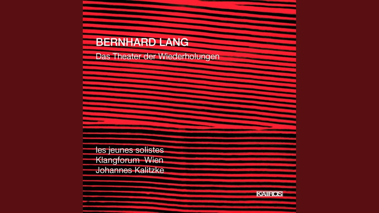 Das Theater der Wiederholungen (2000-2002) Musikertheater in drei Erzählungen: Act I: Vision du...