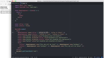 React javascript expressions - ProgrammingTIL React Video Tutorial Screencasts 0007