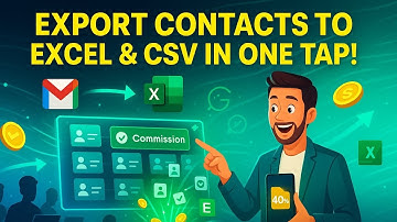 Export Contacts to Excel & CSV in One Tap | Best Contact Saver App