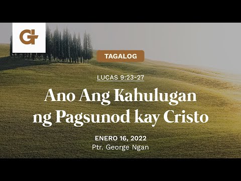 Ano Ang Kahulugan ng Pagsunod kay Cristo