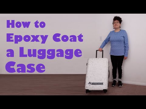 How to Epoxy Coat a Luggage Case