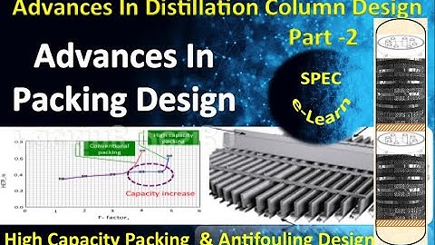 Advances In  Distillation Column Design Part 2- Advances In Packing Design