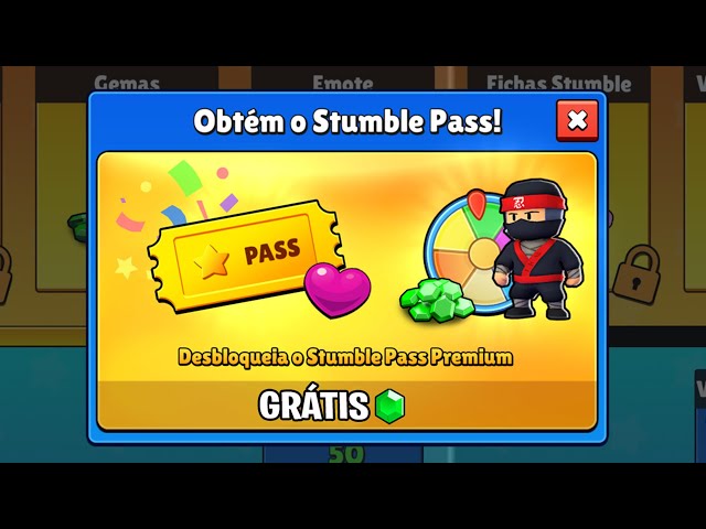 COMO PEGAR O NOVO PASSE DE GRAÇA NO STUMBLE GUYS! 🥳 