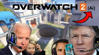 The presidential boys play Overwatch 2 (Ai)