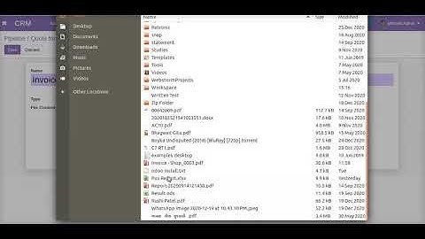 CRM Lead Document Attachment Odoo App