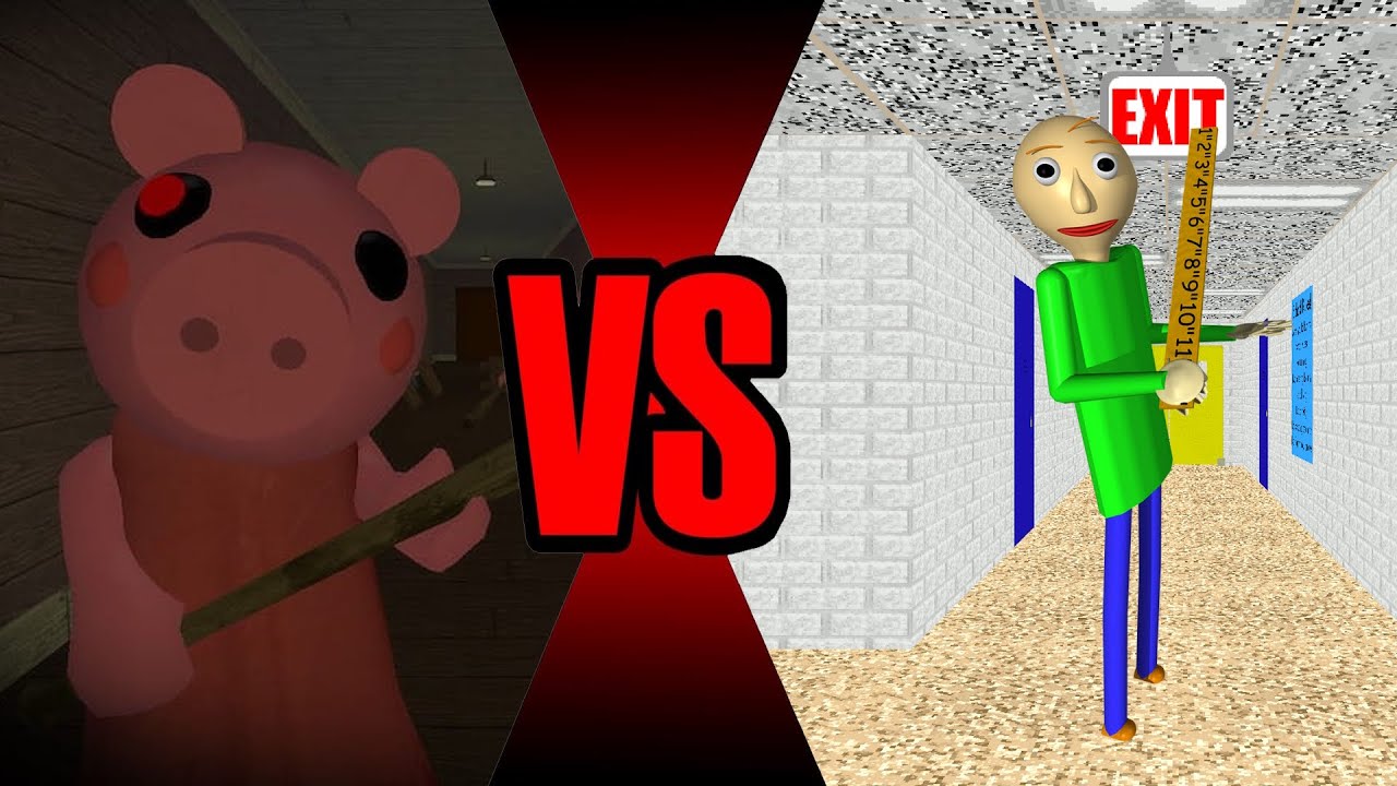 Baldi vs Piggy Horror Rap Battle - YouTube