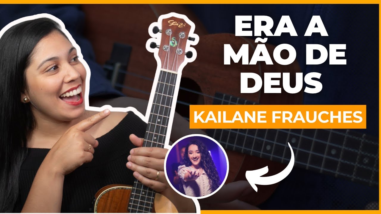 Como tocar ERA A MÃO DE DEUS no UKULELE | Aula de Ukulele Gospel