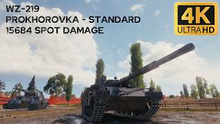 WZ-219 15,7k spot damage 2 frags on Prokhorovka - World of Tanks