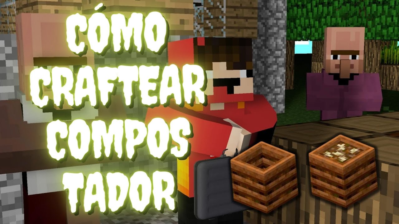 🗑 Cómo se CRAFTEA un COMPOSTADOR en MINECRAFT +1.18 YouTube