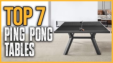 Top 7 Best Ping Pong Tables 2025