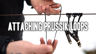 ATTACHING PRUSSIK LOOPS TO YOUR RIDGELINE