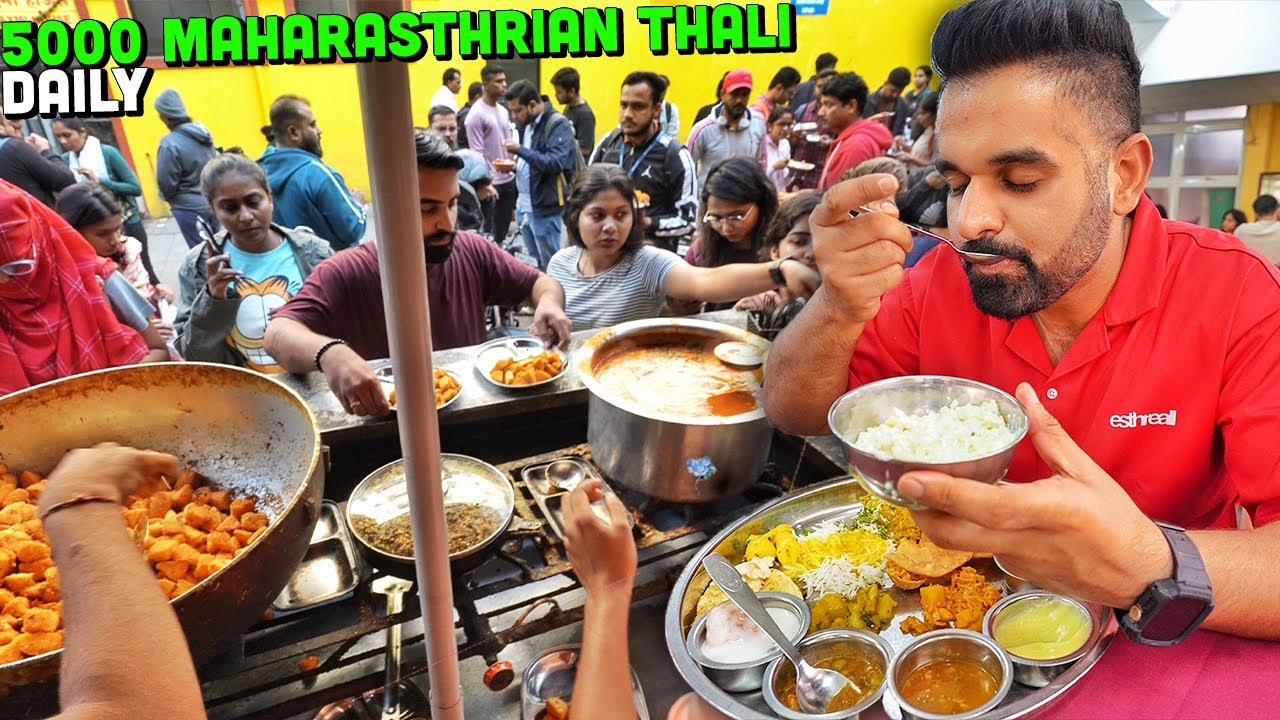 India's Biggest Food Tour Ep36 😍 Maharashtrian Thali, Touch Screen Chaat + Kolhapuri Highway Dhaba