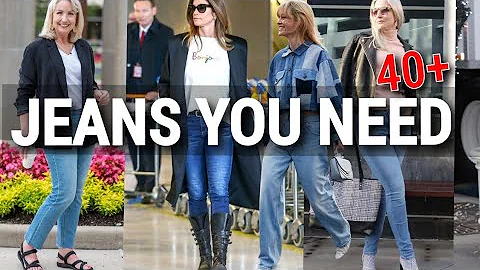 The Best Over 40 Jeans 2022/23|Fashion over 40 Jeans|How to Style Classy Over 40.!