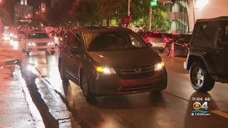 Traffic Snarls In Miami Beach With Road Closures Over Super Bowl Weekend screenshot 1