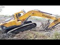Hyundai excavator work in village pond side || JCB video ||  Amaging ! hyundai excavator top video.