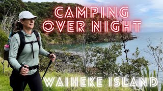 Hiking and Over Night camping ⛺ on Waiheke Island