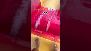 Craziest waterpark ride ever 😱😱 #waterpark #imagica #adrenalinerush #waterslide #crazyride #scary