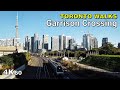 Toronto Walks - Garrison Crossing, Fort York Blvd & Bremner [4K60]