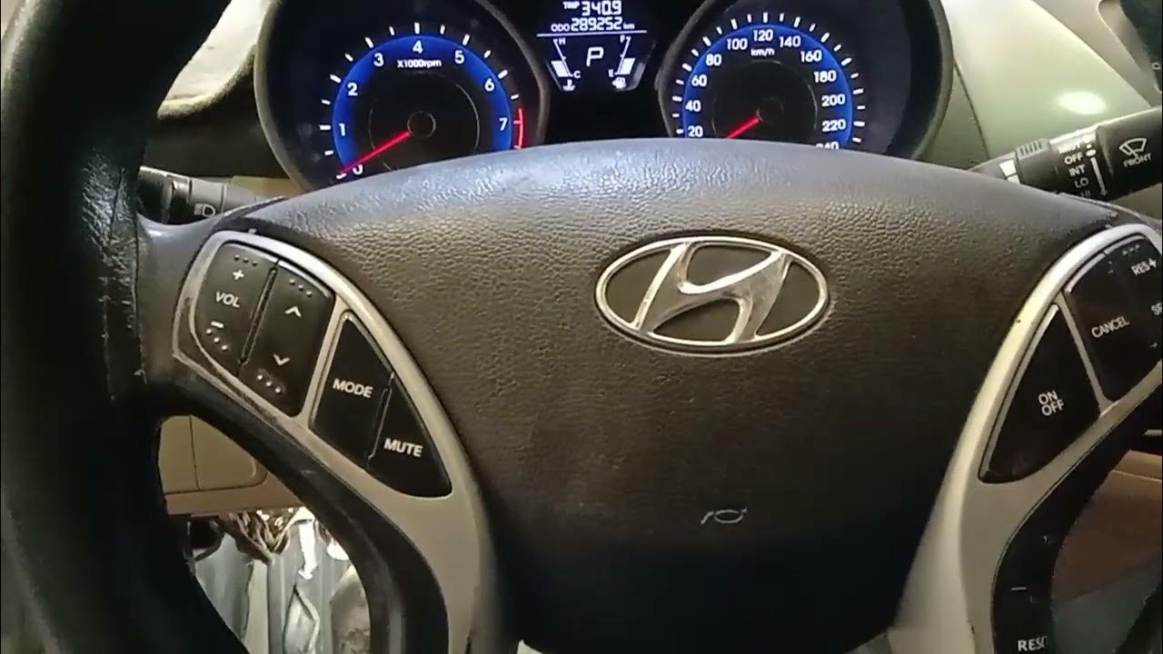 2012 HYUNDAI ELANTRA 1.8L/C1604 ECU Hardware Error/Cause & Remedy/SAS