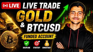 GOLD & BTCUSD Live Trading | Gold Scalping Big Stategy | #livetrading