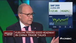 Larry Kudlow: Tariffs play important role in trade negotiations